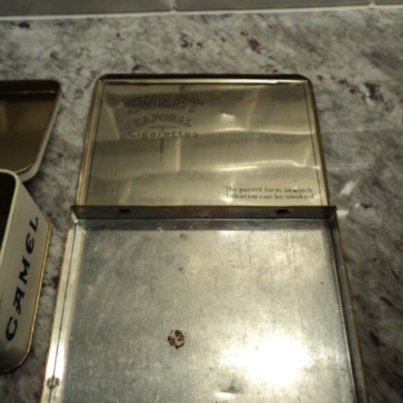 vintage cigarette/tobacco tins~ lot of 4 - Picture 8 of 13